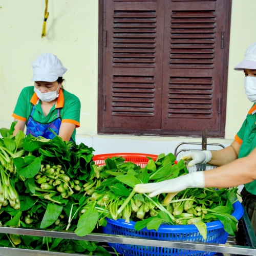 Hình ảnh giữ vệ sinh sạch sẽ và an toàn thực phẩm